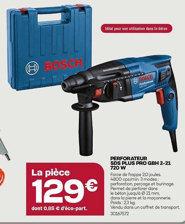 PERFORATEUR SDS PLUS PRO GBH 2-21 720 W