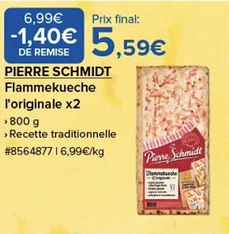 PIERRE SCHMIDT Flammekueche l'originale x2