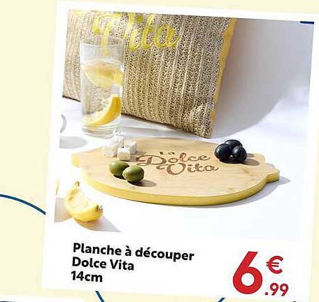 Planche à découper Dolce Vita 14cm