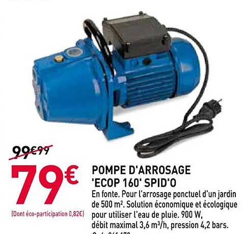 POMPE D'ARROSAGE 'ECOP 160' SPID'O