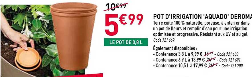 POT D'IRRIGATION 'AQUADO' DERO...
