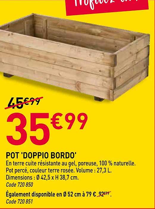 POT 'DOPPIO BORDO'