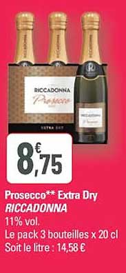 Prosecco** Extra Dry RICCADONNA