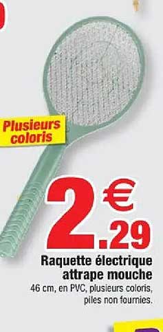 Raquette électrique attrape mouche