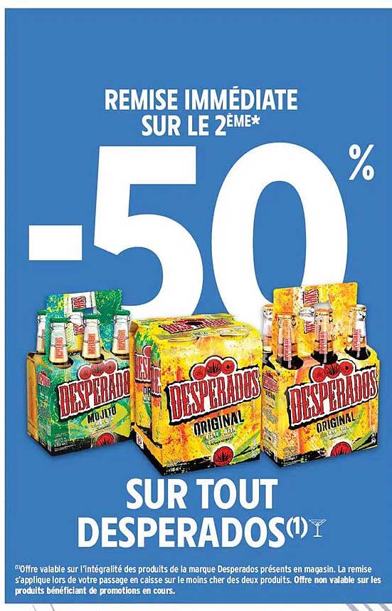 REMISE IMMÉDIATE SUR LE 2ÈME*