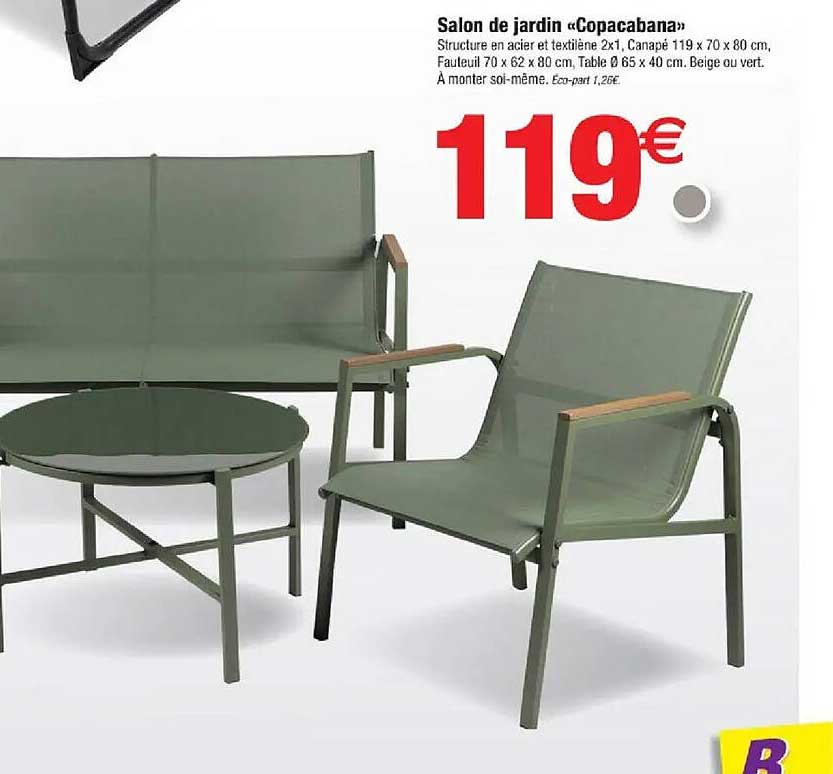 Salon de jardin «Copacabana»
