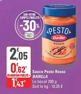 Sauce Pesto Rosso BARILLA