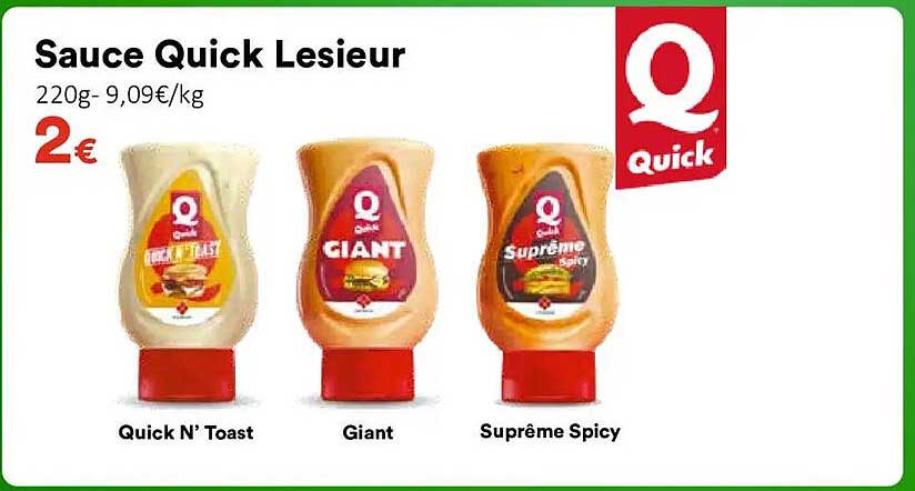 Sauce Quick Lesieur