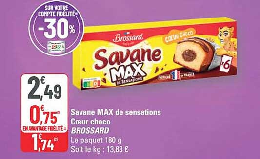 Savane MAX de sensations Coeur choco BROSSARD