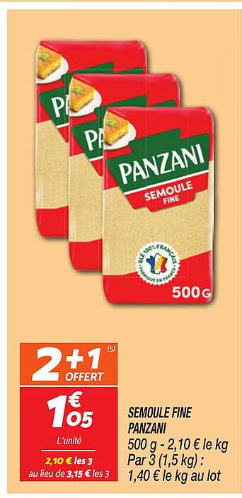 SEMOULE FINE PANZANI