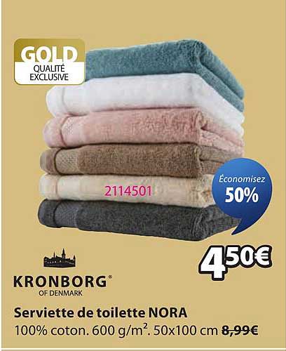 Serviette de toilette NORA