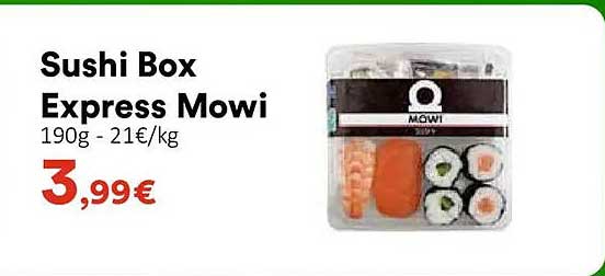 Sushi Box Express Mowi