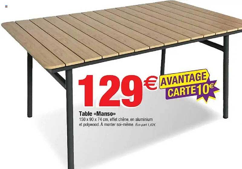 Table «Manso»