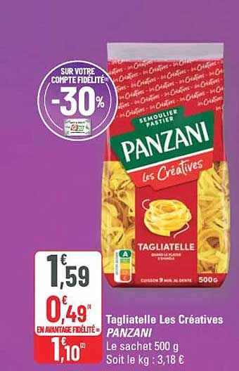 Tagliatelle Les Créatives PANZANI