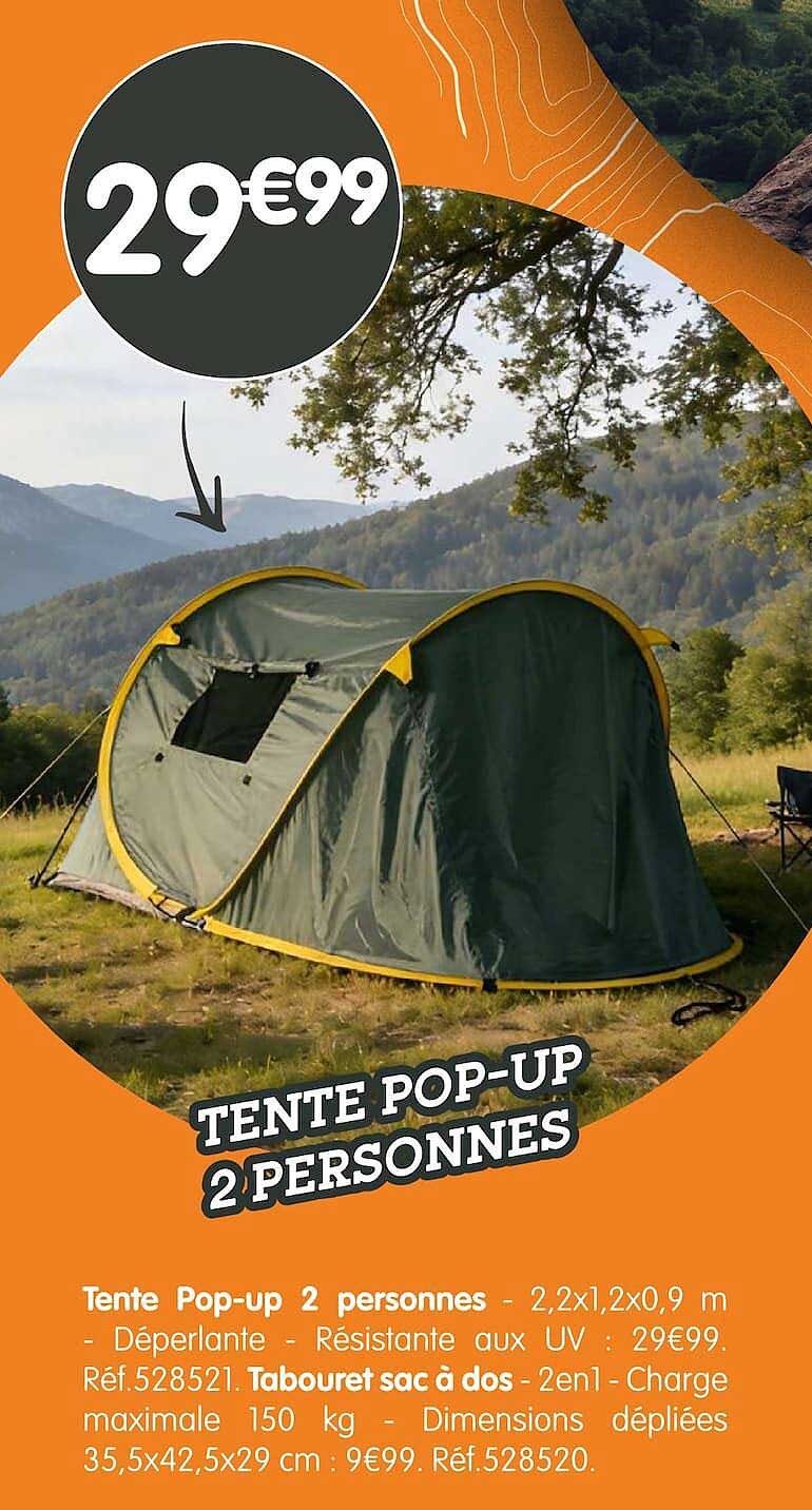 TENTE POP-UP 2 PERSONNES