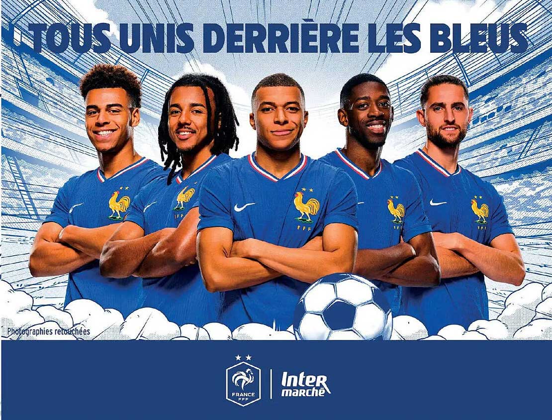 TOUS UNIS DERRIERE LES BLEUS