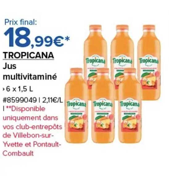 TROPICANA Jus multivitaminé
