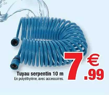 Tuyau serpentin 10 m