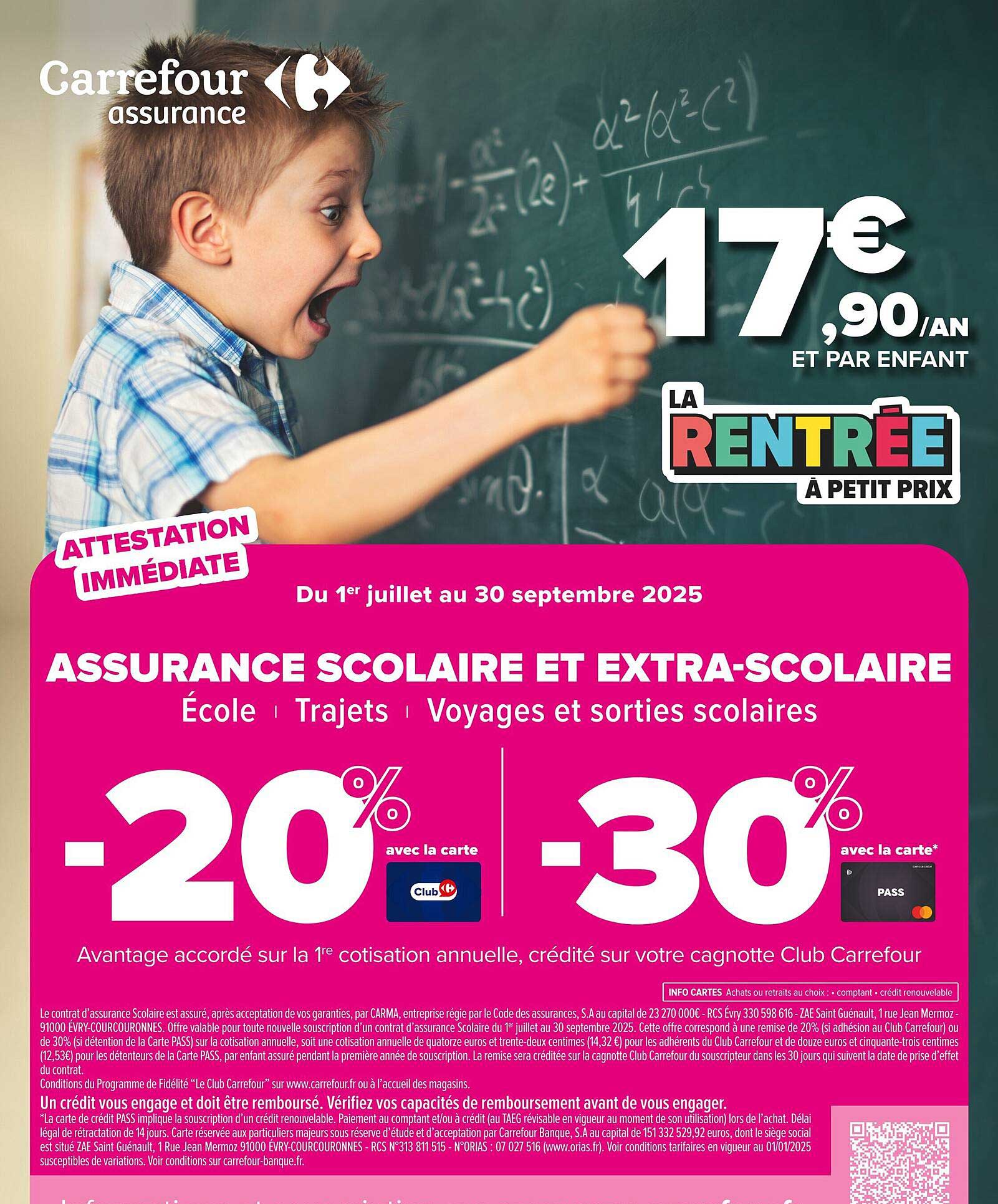 ASSURANCE SCOLAIRE ET EXTRA-SCOLAIRE