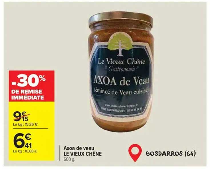 AXOA de veau LE VIEUX CHÊNE