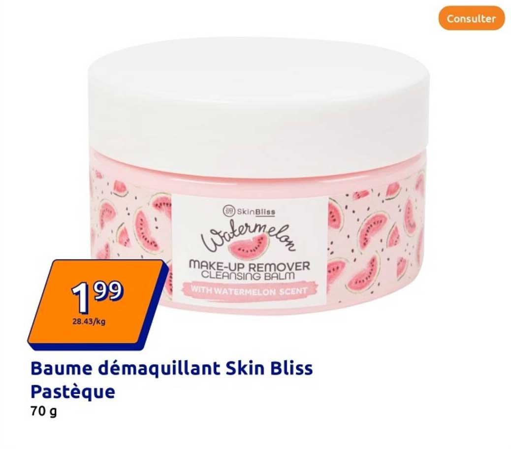 Baume démaquillant Skin Bliss Pastèque