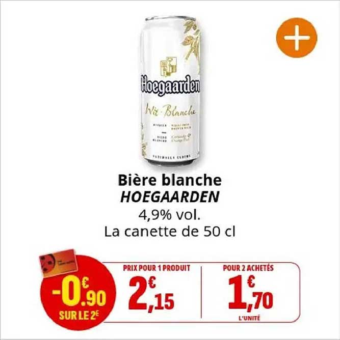 Bière blanche HOEGAARDEN