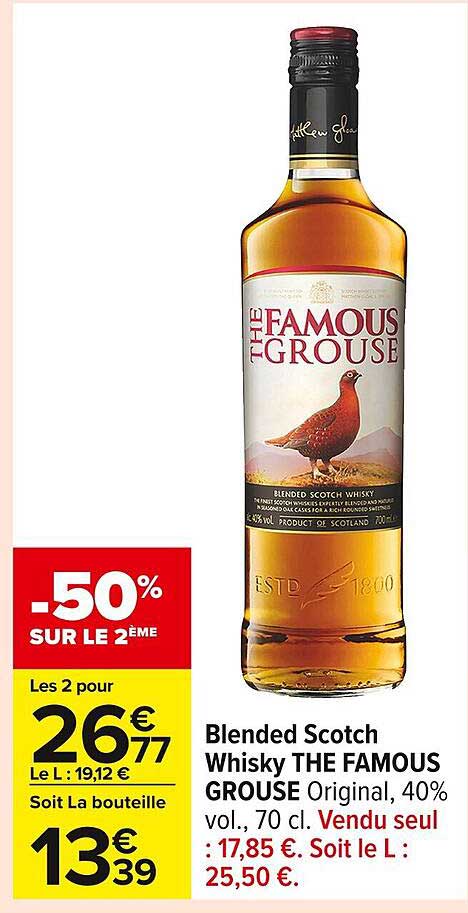 Blended Scotch Whisky THE FAMOUS GROUSE