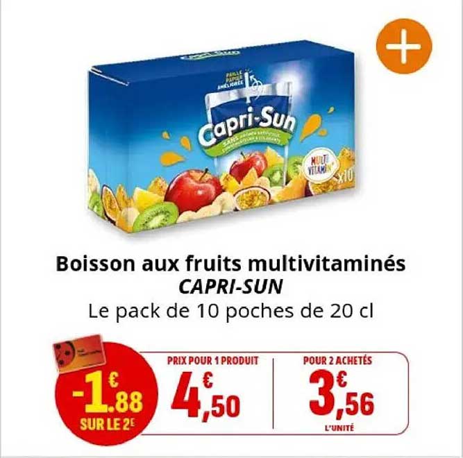 Boisson aux fruits multivitaminés CAPRI-SUN