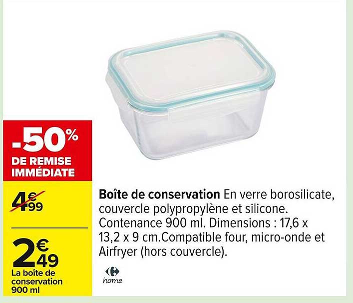 Boîte de conservation