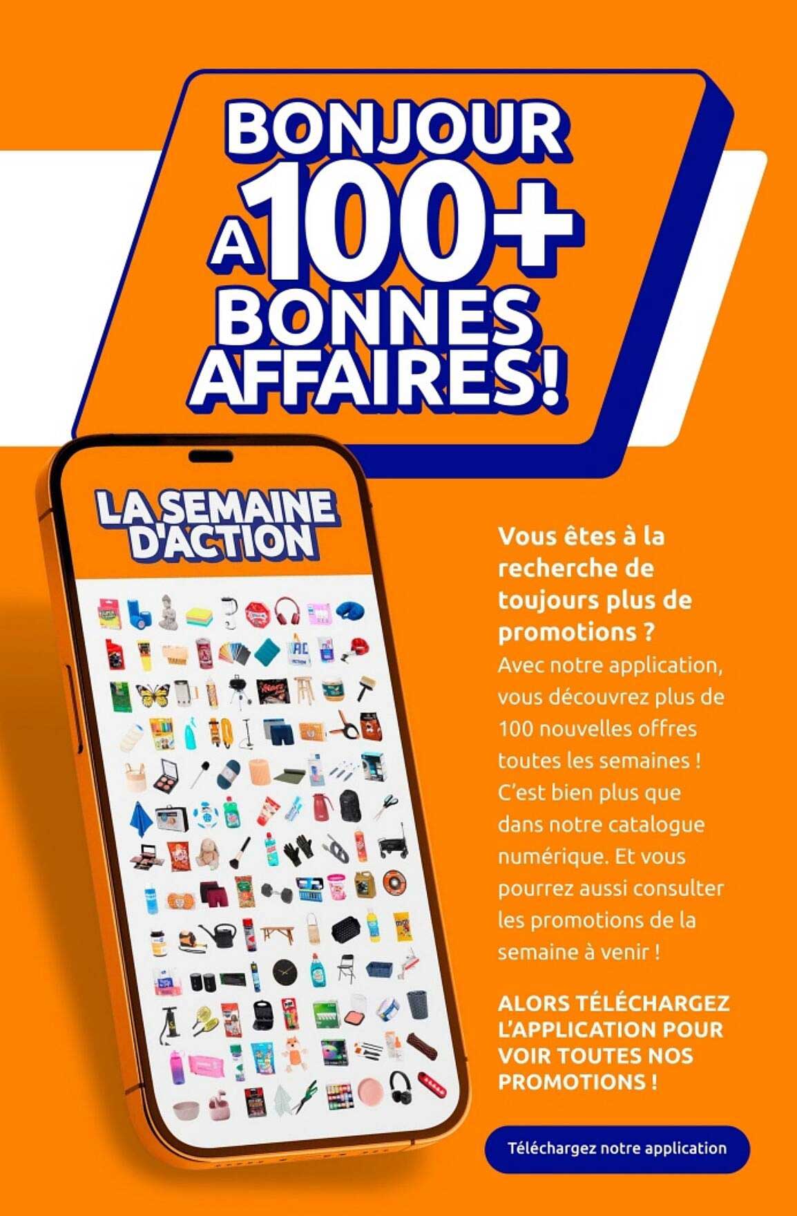 BONJOUR À 100+ BONNES AFFAIRES!