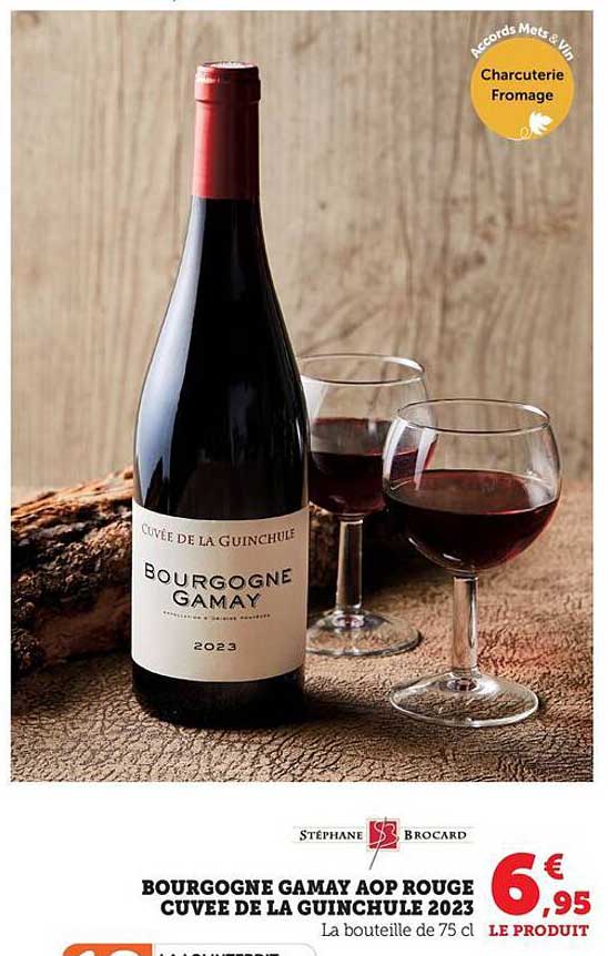 BOURGOGNE GAMAY AOP ROUGE CUVEE DE LA GUINCHULE 2023
