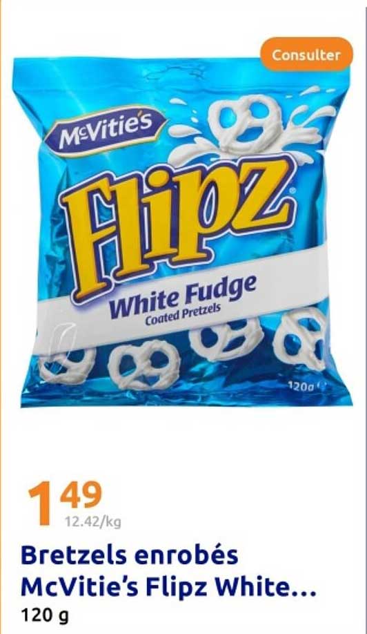 Bretzels enrobés McVitie’s Flipz White...