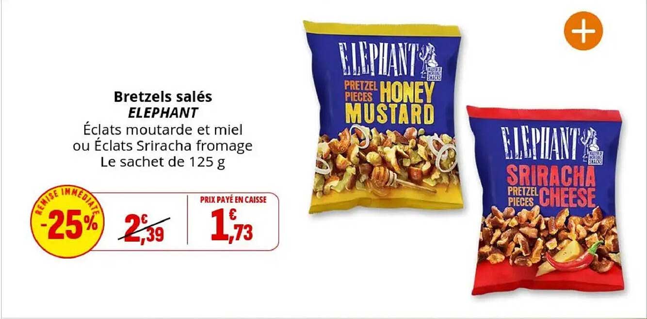 Bretzels salés ELEPHANT