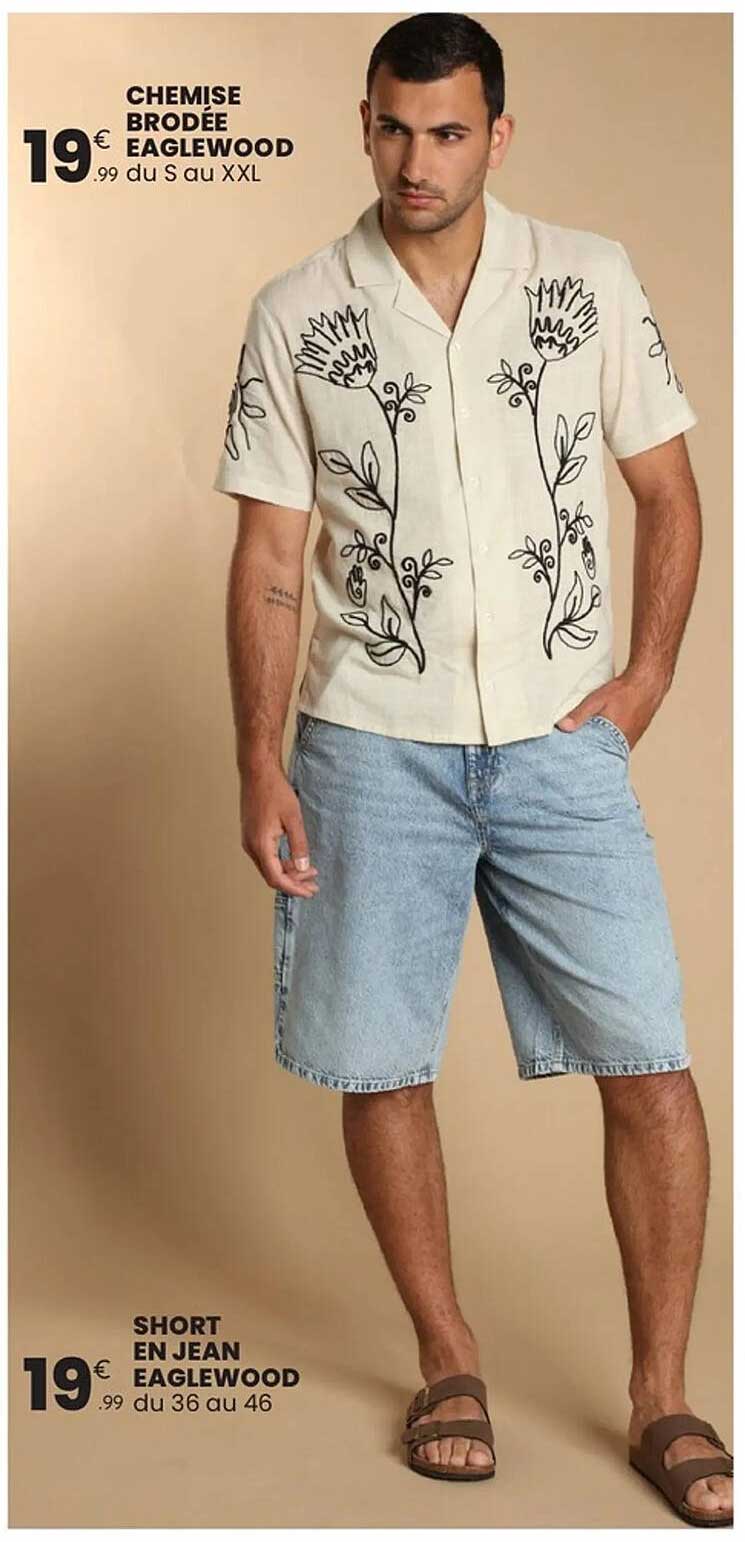 CHEMISE BRODÉE EAGLEWOOD