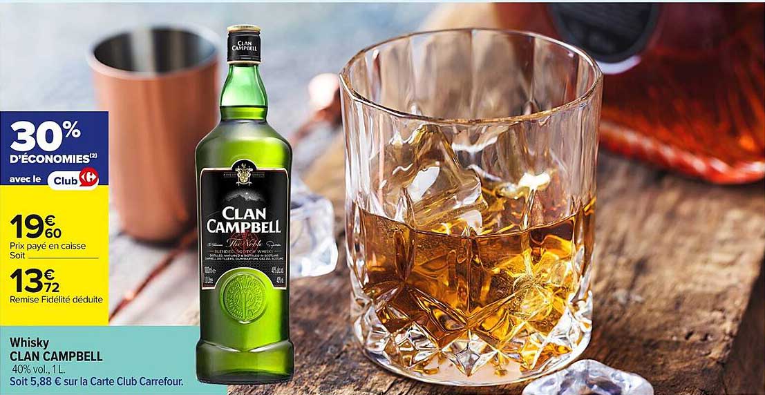 Clan Campbell Whisky 1L