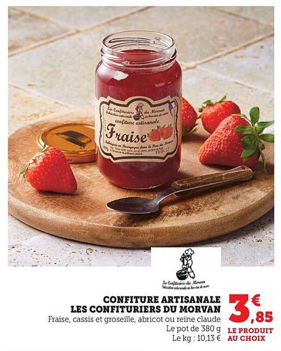 Confiture artisanale Les Confituriers du Morvan
