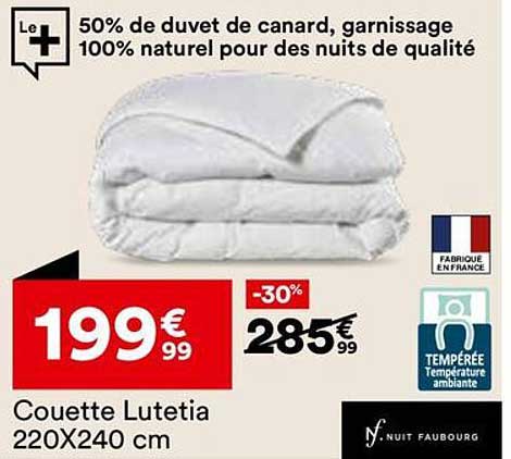 Couette Lutetia 220X240 cm