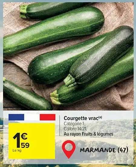 Courgette vrac(a)
