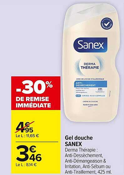 Gel douche SANEX
