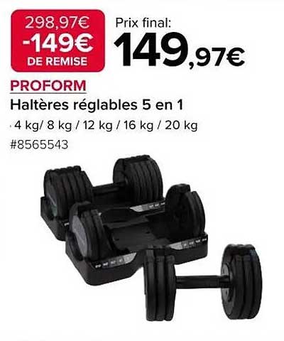 Halters réglables 5 en 1