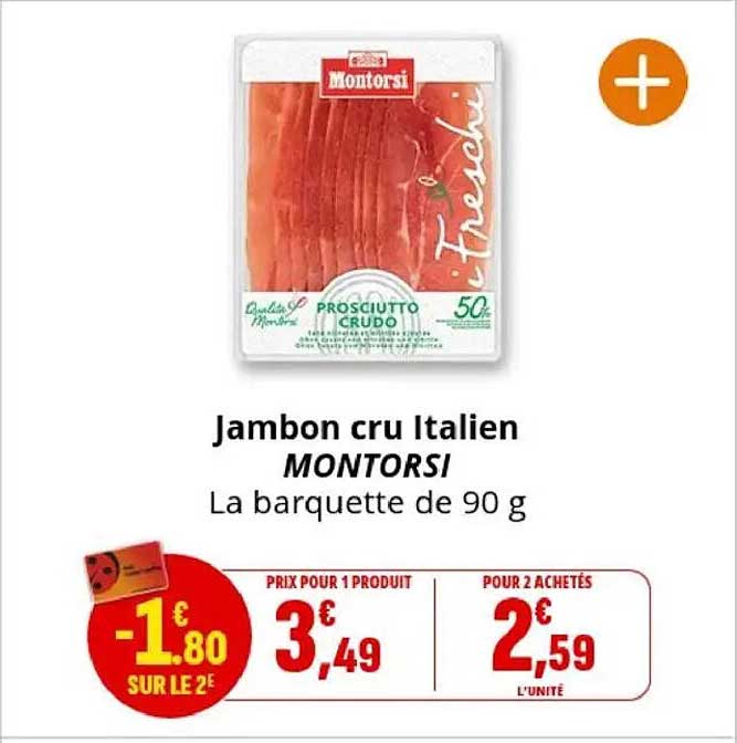 Jambon cru Italien MONTORSI