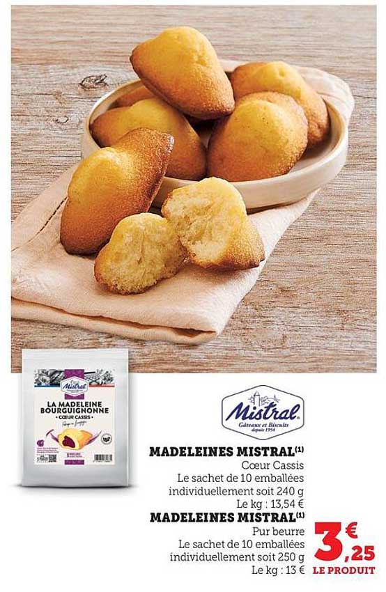 MADELEINES MISTRAL(1) Cœur Cassis