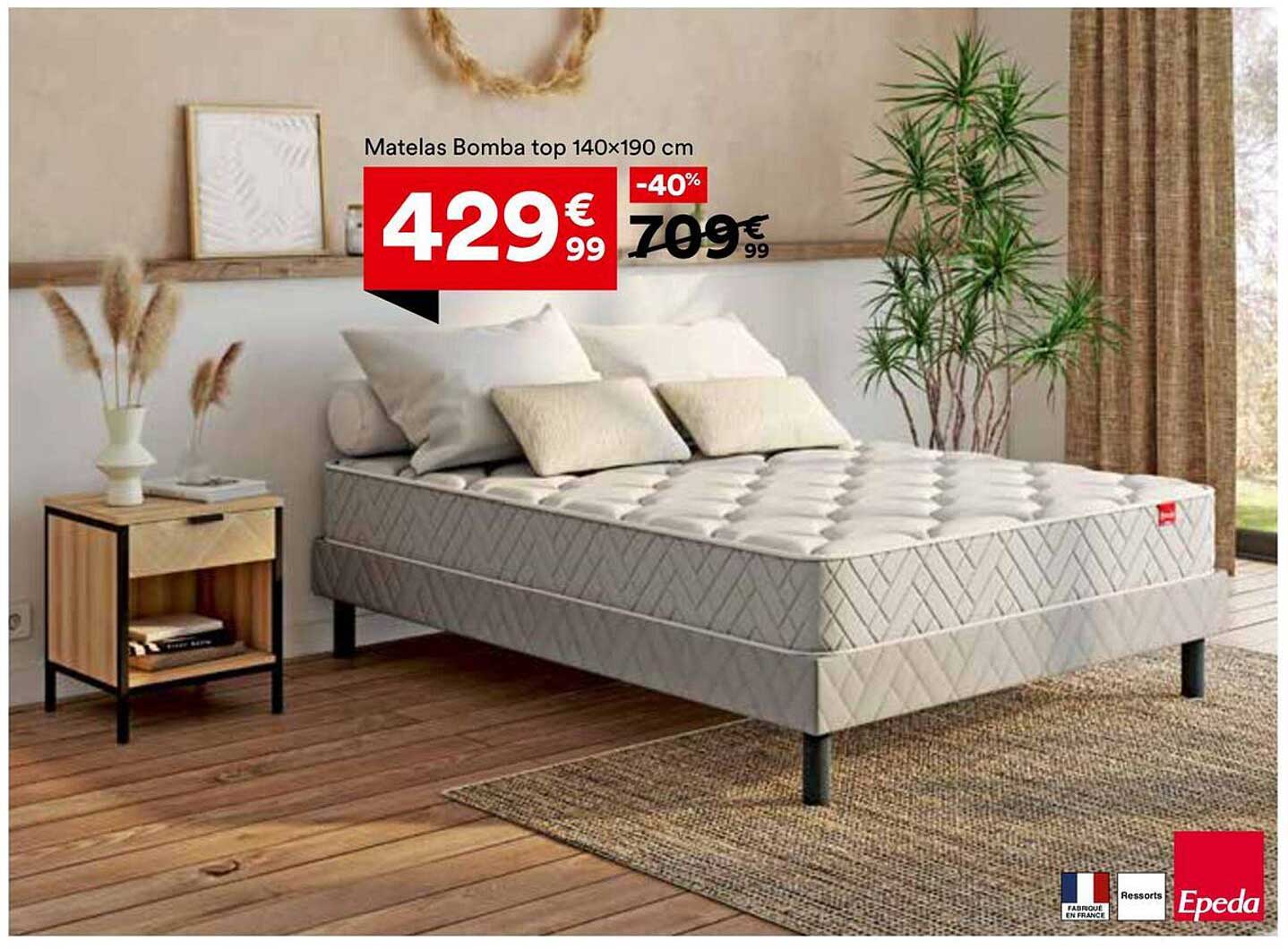 Matelas Bomba top 140x190 cm