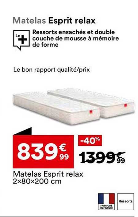 Matelas Esprit relax