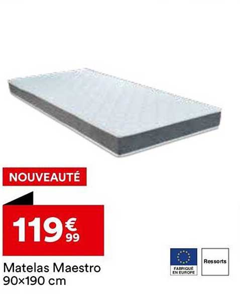Matelas Maestro 90x190 cm