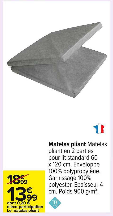 Matelas pliant