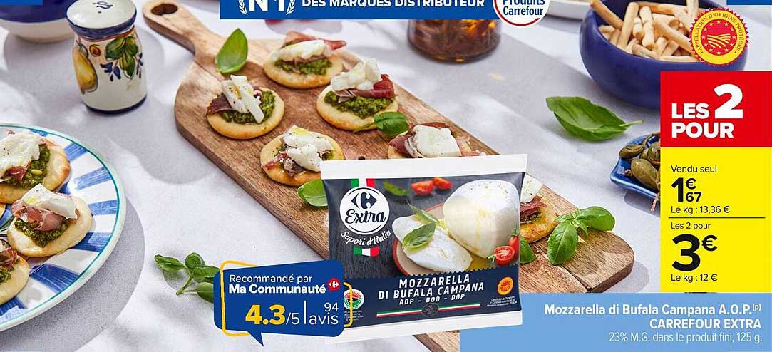Mozzarella di Bufala Campana A.O.P.