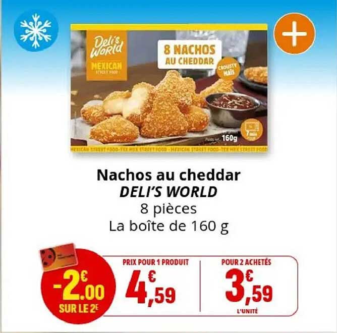 Nachos au cheddar DELI'S WORLD