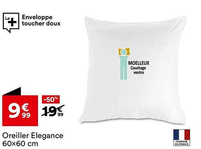 Oreiller Elegance 60x60 cm
