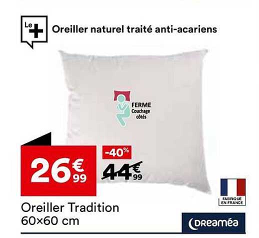 Oreiller Tradition 60x60 cm